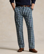 Polo Ralph Lauren Mens Classic fit Casual Pants 32 / 32 Blue Plaid