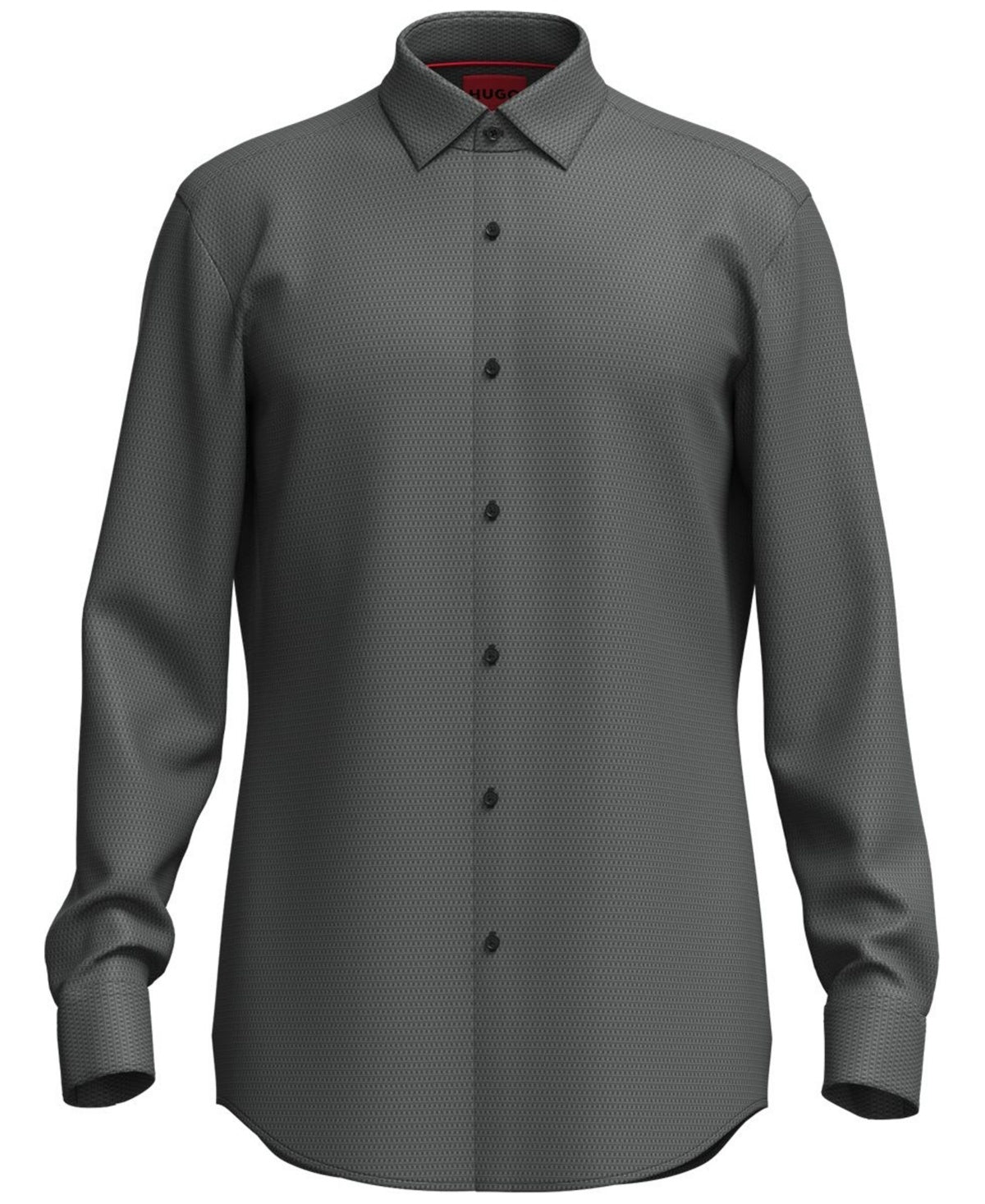 Hugo Boss Mens Slim fit Dress Shirt Medium 15.5 in Long Sleeve Black