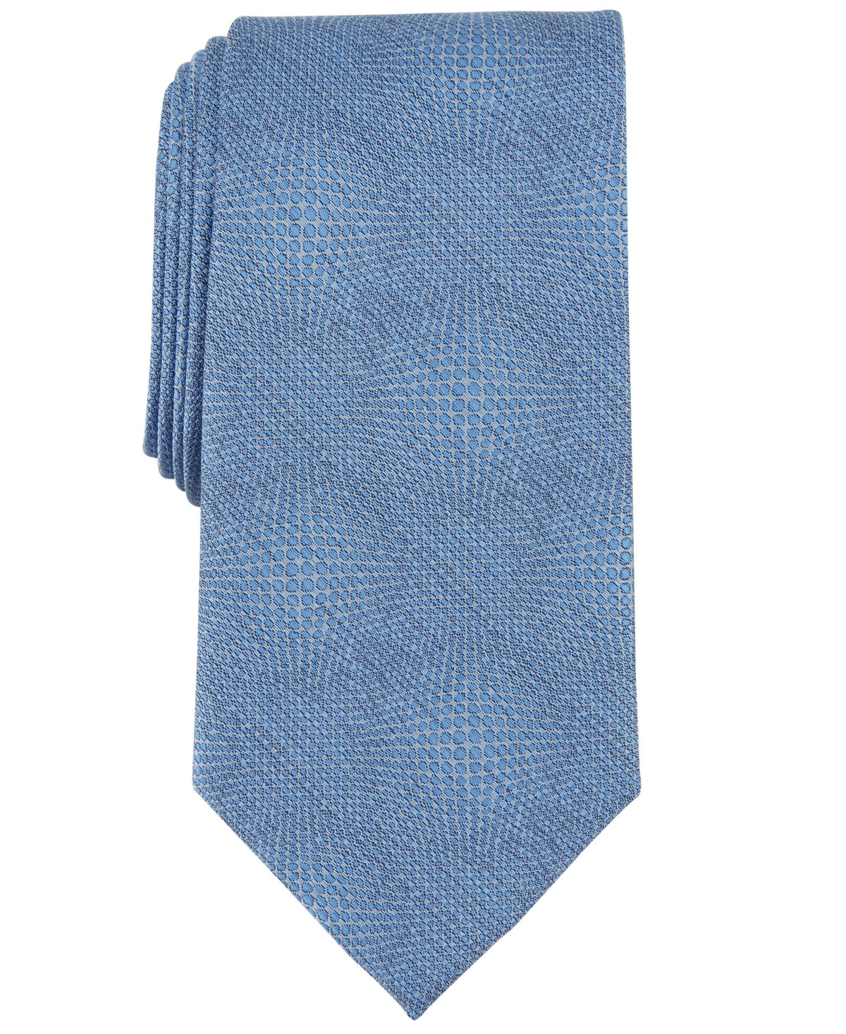 Perry Ellis Mens Regular fit Tie Necktie One Size Blue Solid
