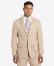 Tommy Hilfiger Mens Slim fit Sport Coat Blazer 44 L Beige Solid Stretch
