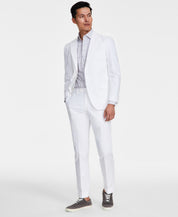 Tommy Hilfiger Mens Modern fit Cotton Suit Jacket Blazer 46 R White Stretch