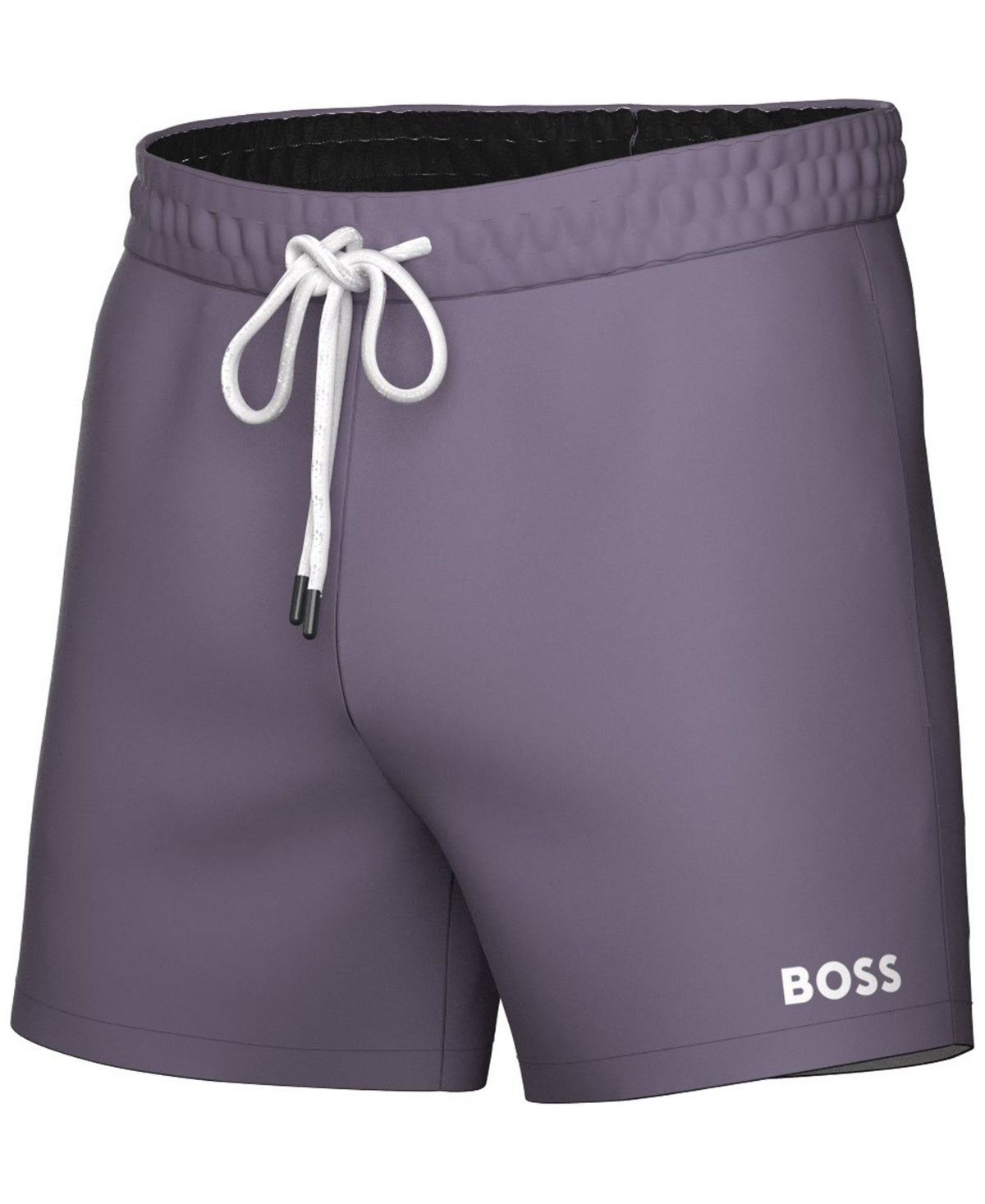 Hugo Boss Mens Regular fit Swim Trunks Swimwear XL Purple Solid