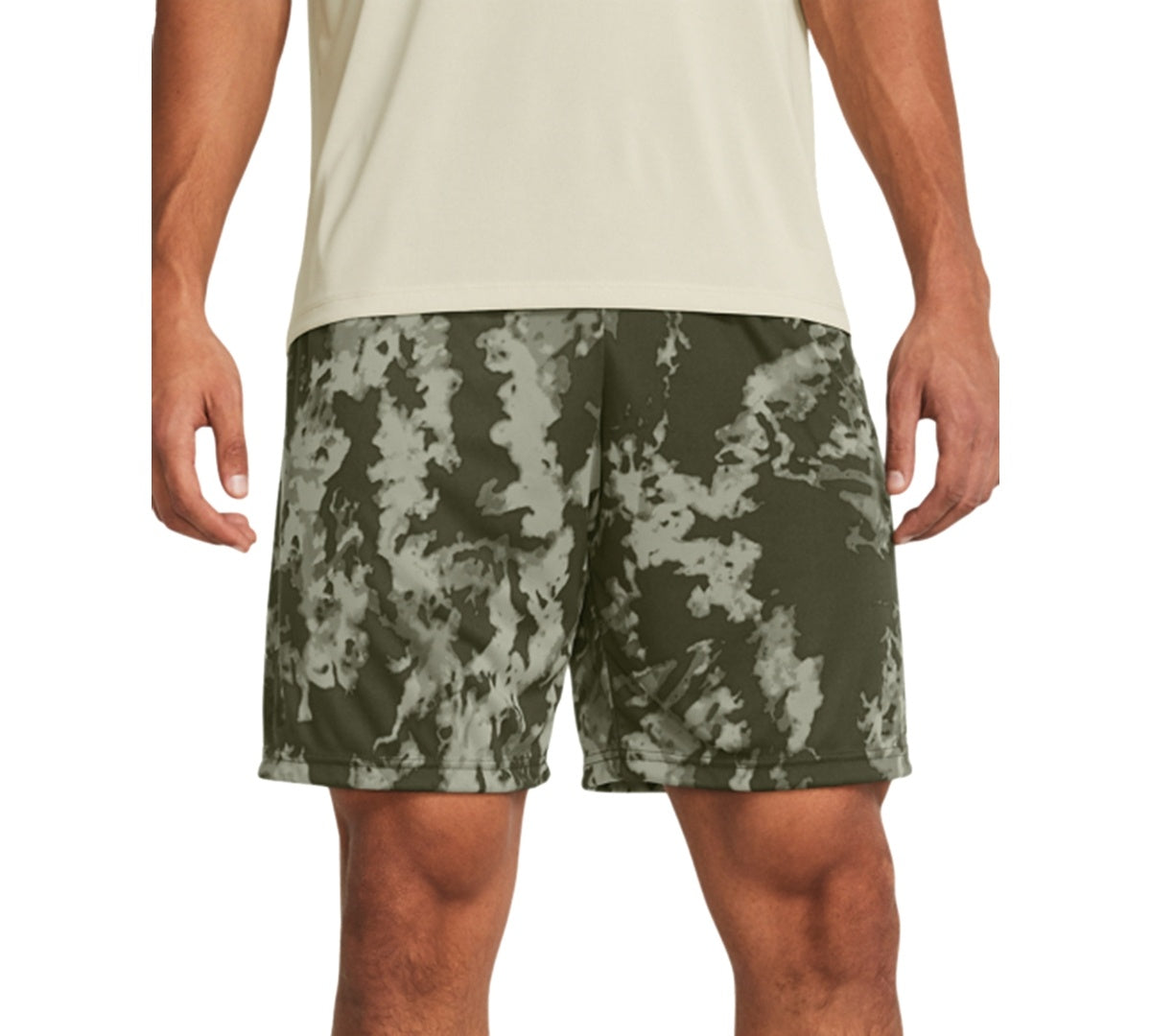 Under Armour Mens Loose fit Athletic Shorts XXL Green Camouflage