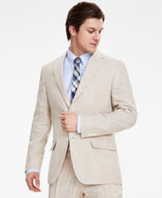 Tommy Hilfiger Mens Modern fit Sport Coat Blazer 50 L Beige Solid