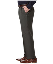 Haggar Mens Classic fit Dress Pants 44 / 29 Charcoal Grey Solid