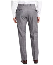 Brooks Brothers Mens Classic fit Dress Pants 36 / 34 Mid Grey Plaid