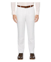 Perry Ellis Portfolio Mens Modern fit  Linen Cotton Dress Pants 34 / 30 White