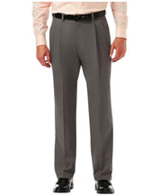 Haggar Mens Classic fit Dress Pants 40 / 32 Charcoal Grey Solid