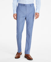 Calvin Klein Mens Slim fit Dress Pants 36 / 29 Blue Solid