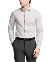 Calvin Klein Mens Slim fit Dress Shirt Medium 15 in 34-35 Light Pink Plaid