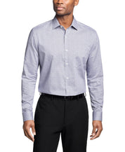 Van Heusen Mens Regular fit Dress Shirt XL 17-17.5 32-33 Light Blue Floral