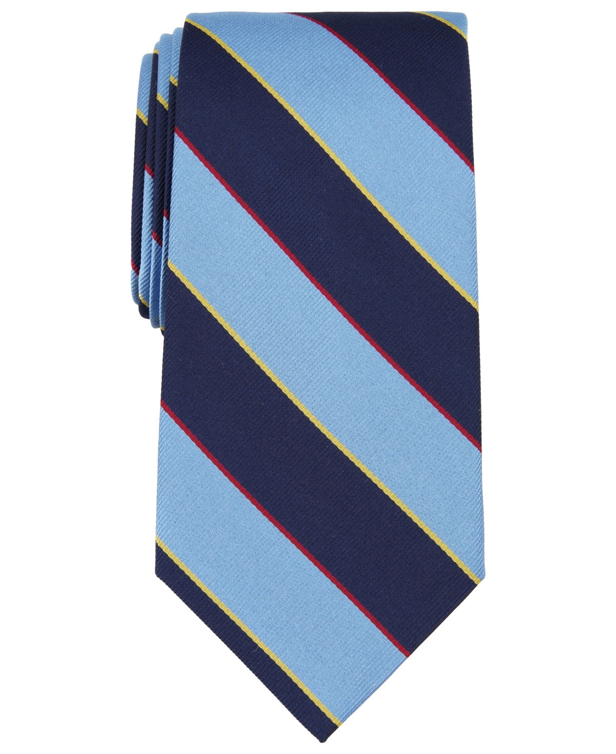 Brooks Brothers Mens Regular fit Tie Necktie One Size Blue Multi Striped