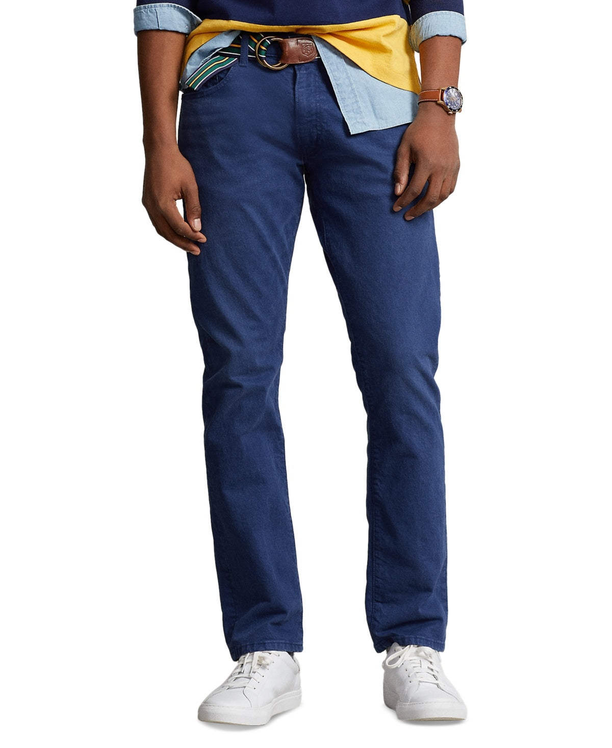 Polo Ralph Lauren Mens Slim fit Denim Jeans 32 / 32 Blue Solid