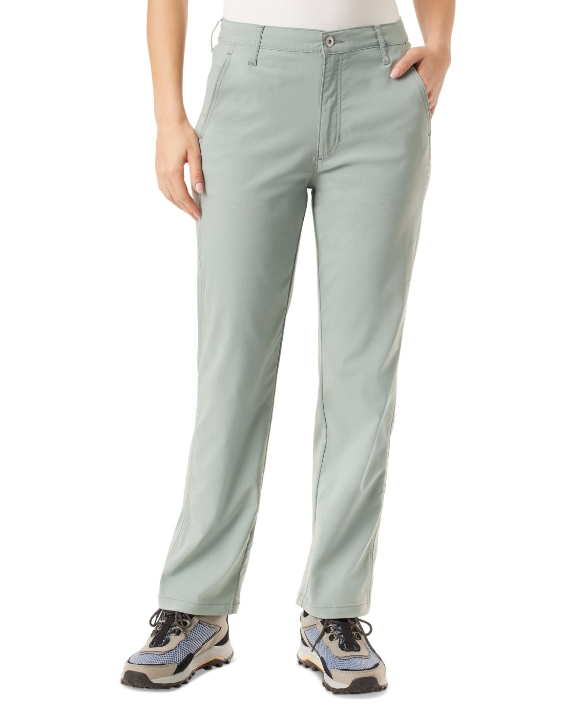 Bass Outdoor Women Slim fit Casual Pants 8 / 31 Blue Solid