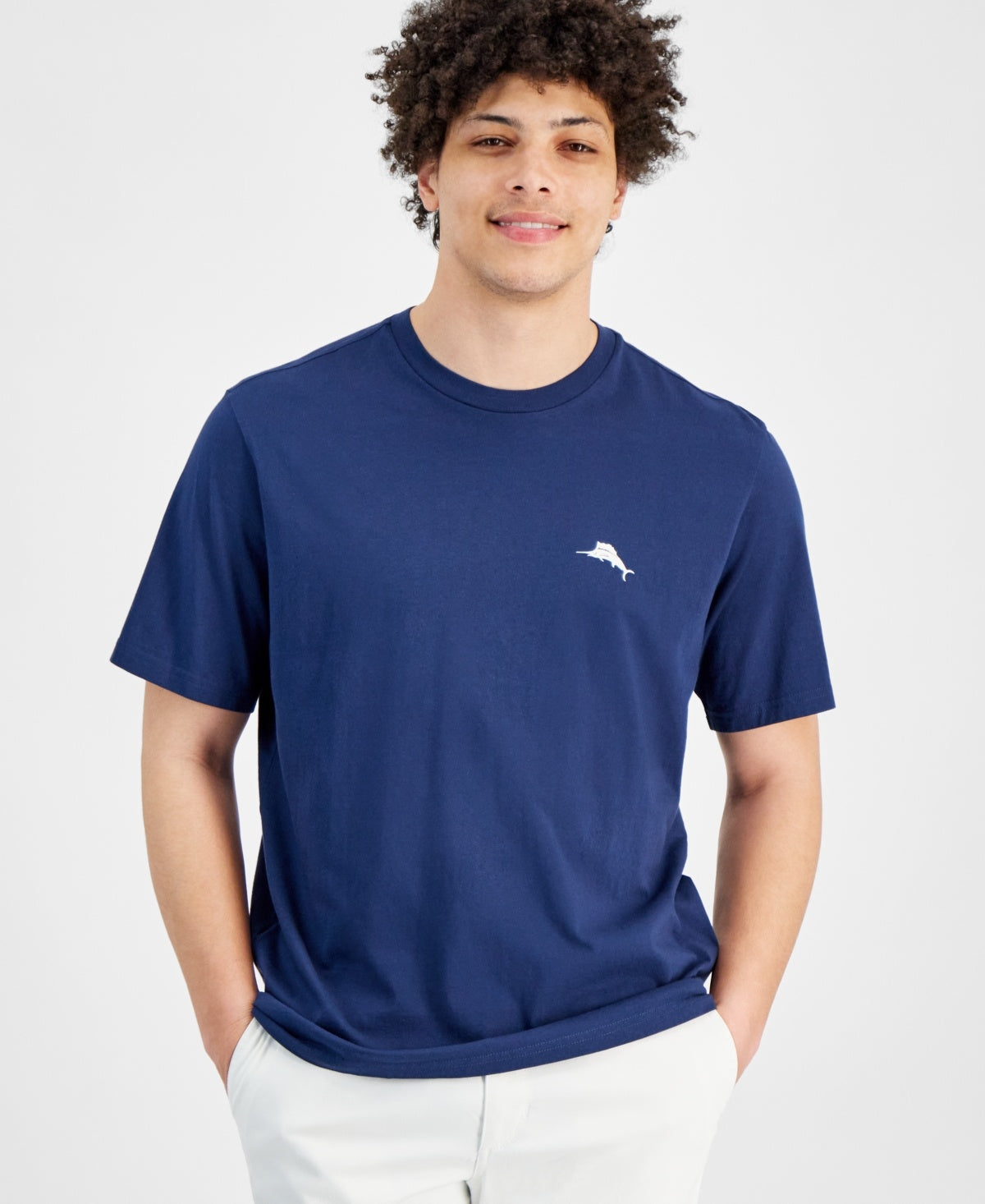 Tommy Bahama Men Classic fit Short Sleeve T-Shirt Shirt Large Blue