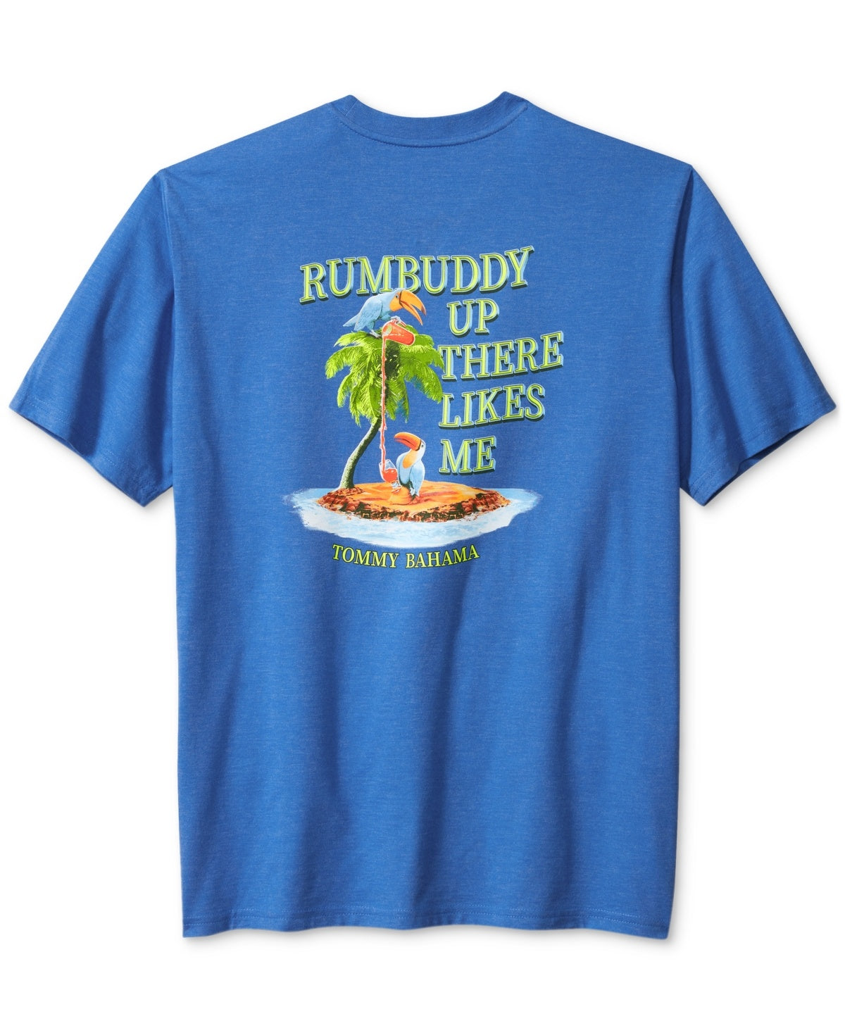 Tommy Bahama Men Regular fit Short Sleeve Graphic T-Shirt Shirt Small Blue