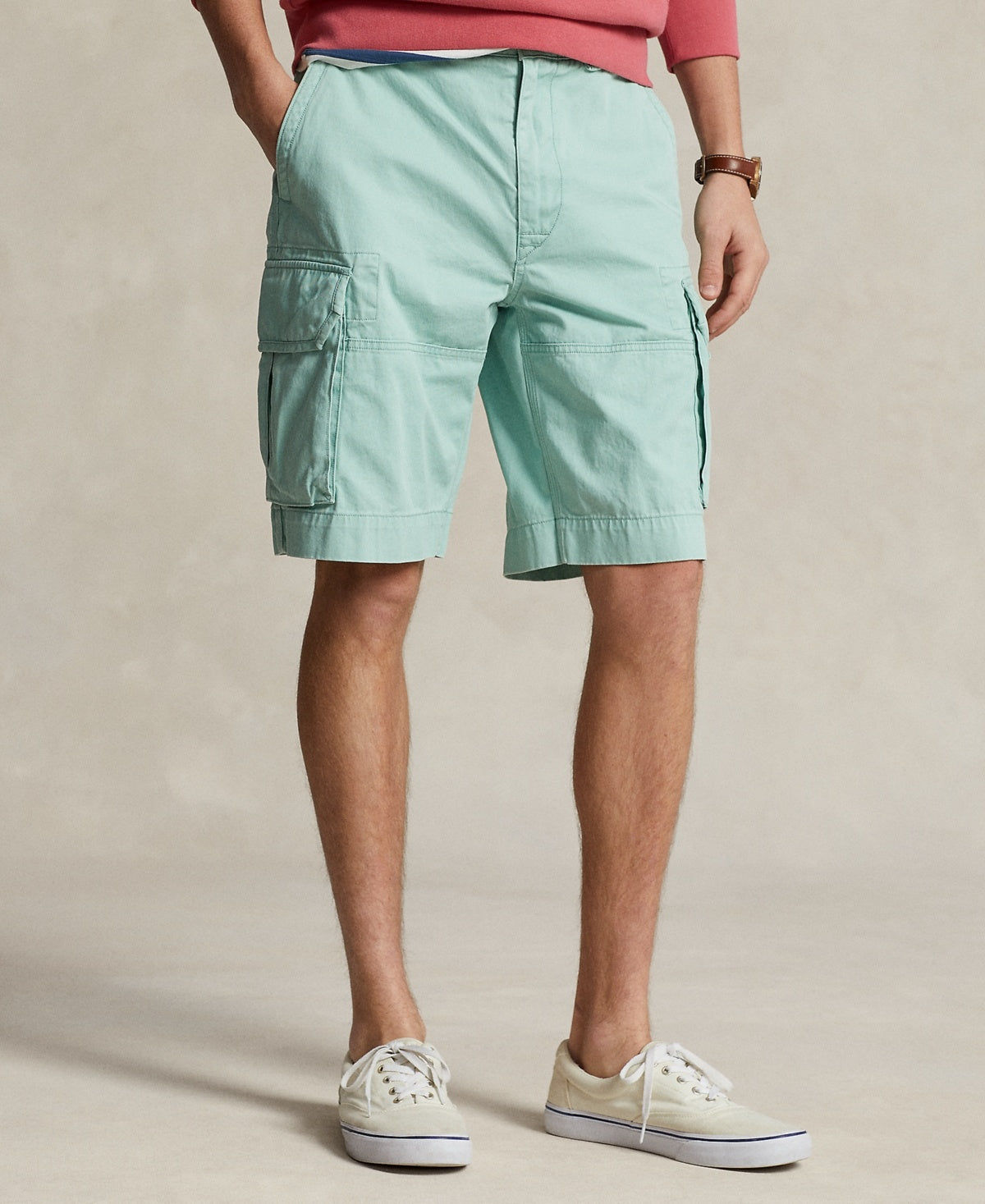 Polo Ralph Lauren Mens Classic fit Cargo Shorts 36 Green Solid