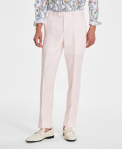 Bar Iii Men Slim fit Dress Pants 34 / 30 Pink Solid
