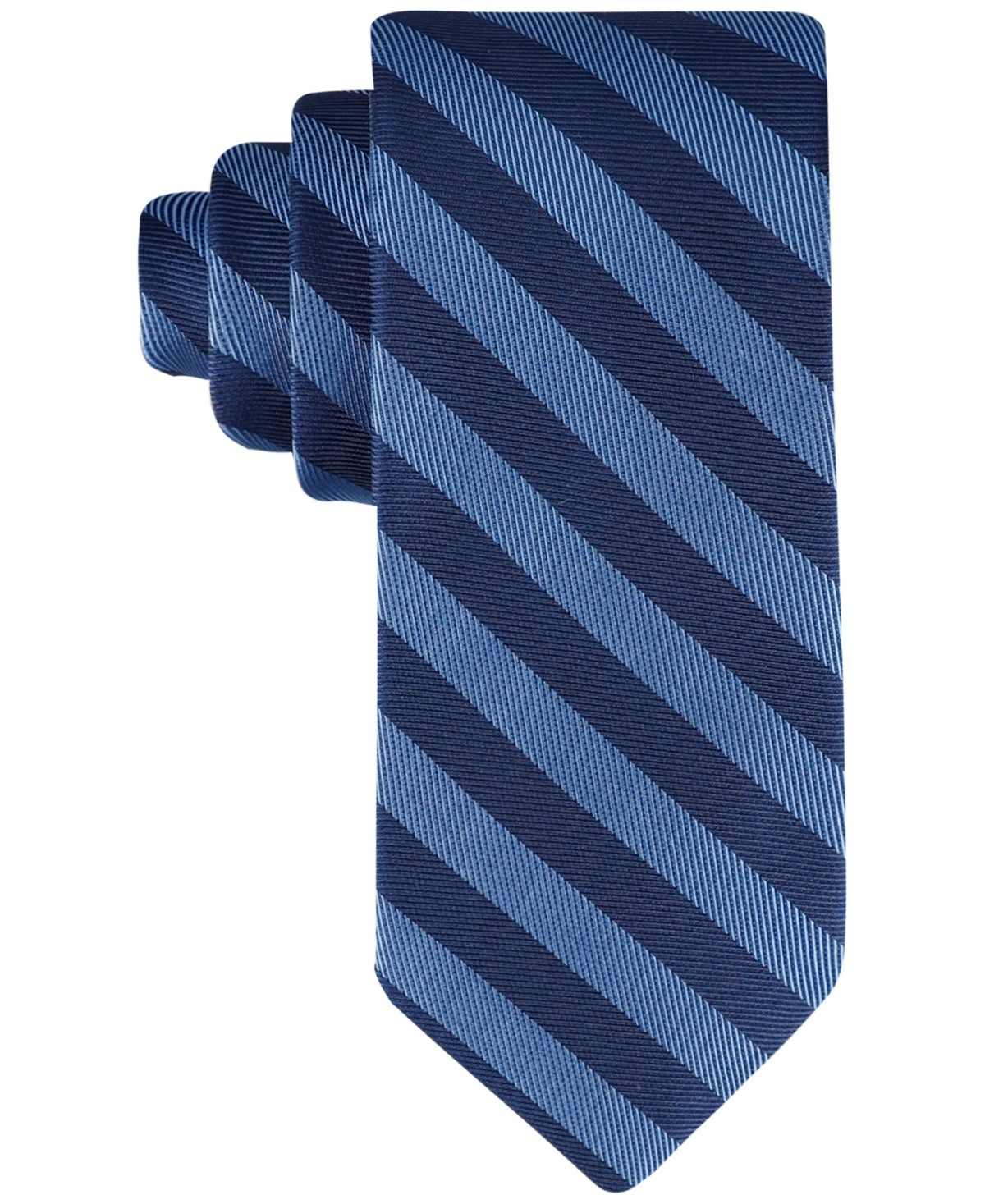 Tommy Hilfiger Mens Regular fit Tie Necktie One Size Blue Multi Striped