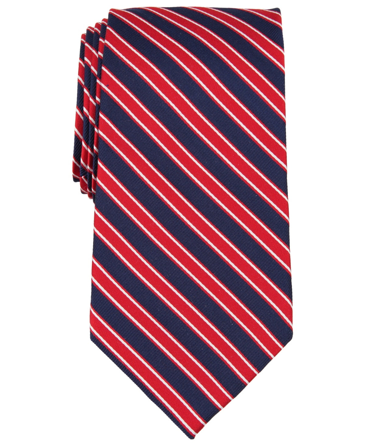 Brooks Brothers Mens Regular fit Tie Necktie One Size Red Blue Striped