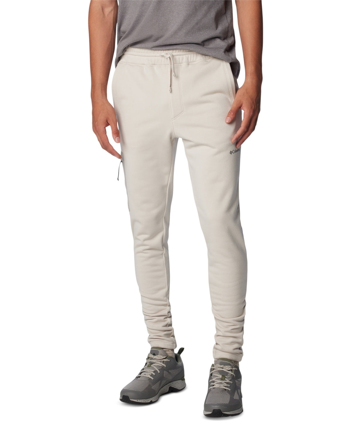 Columbia Mens Regular fit Joggers Pants Medium Beige Solid