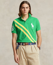 Polo Ralph Lauren Mens Slim fit Short Sleeve Polo Shirt Small Green Yellow