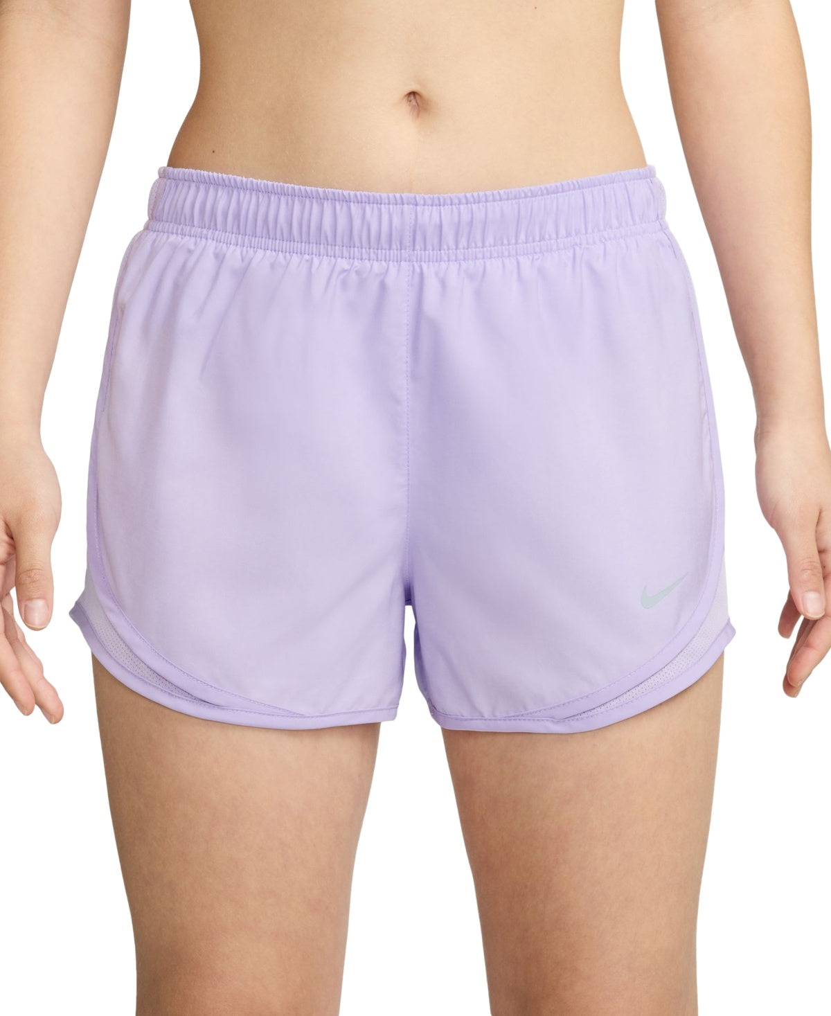 Nike Women Regular fit Athletic Shorts Medium / 3 Purple Solid