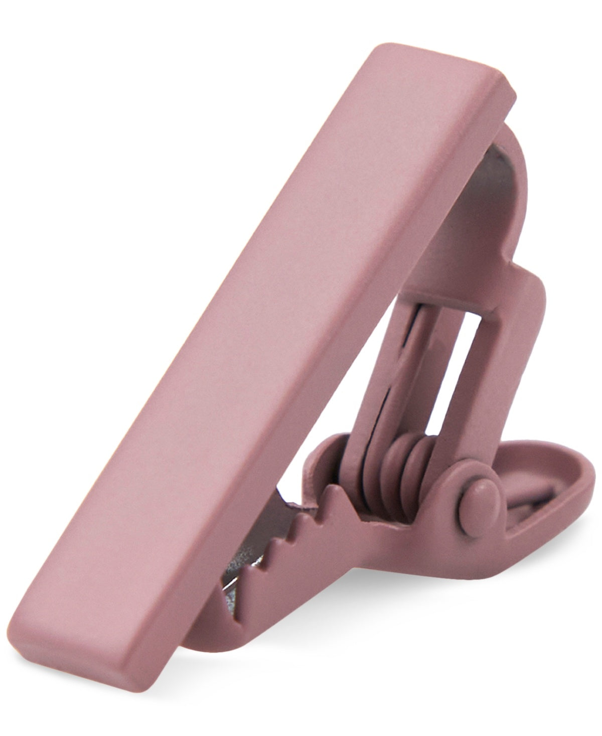 ConStruct Mens Solid Rose Quartz 1" Tie Bar Quartz(Rose Quartz)