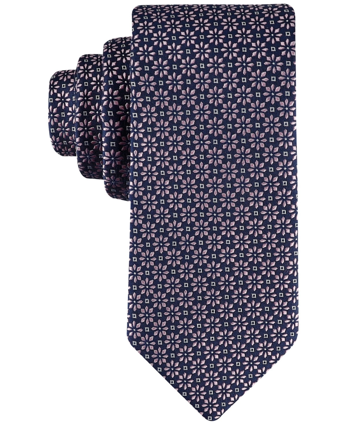 Tommy Hilfiger Men Tie Necktie One Size Pink Floral