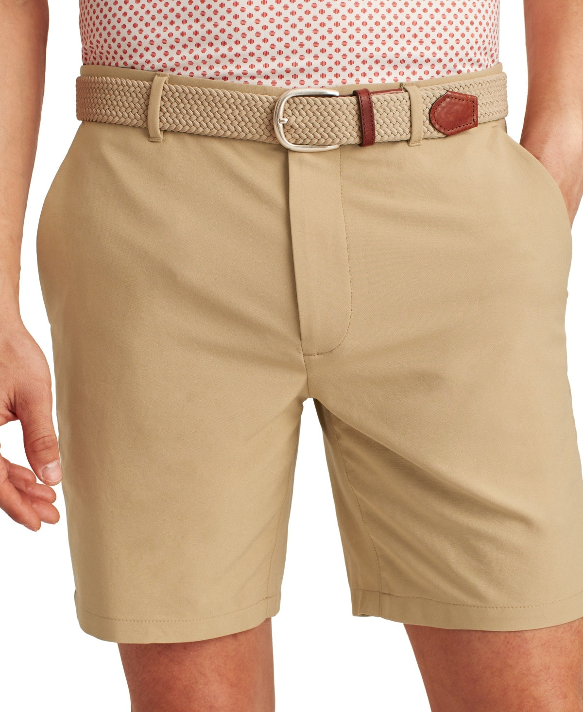 Bonobos Mens Regular fit Casual Shorts 44 Brown Solid