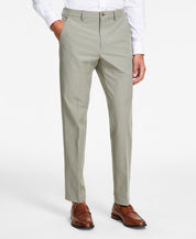 Michael Kors Mens Classic fit Cotton Dress Pants 42 / 30 Green Solid