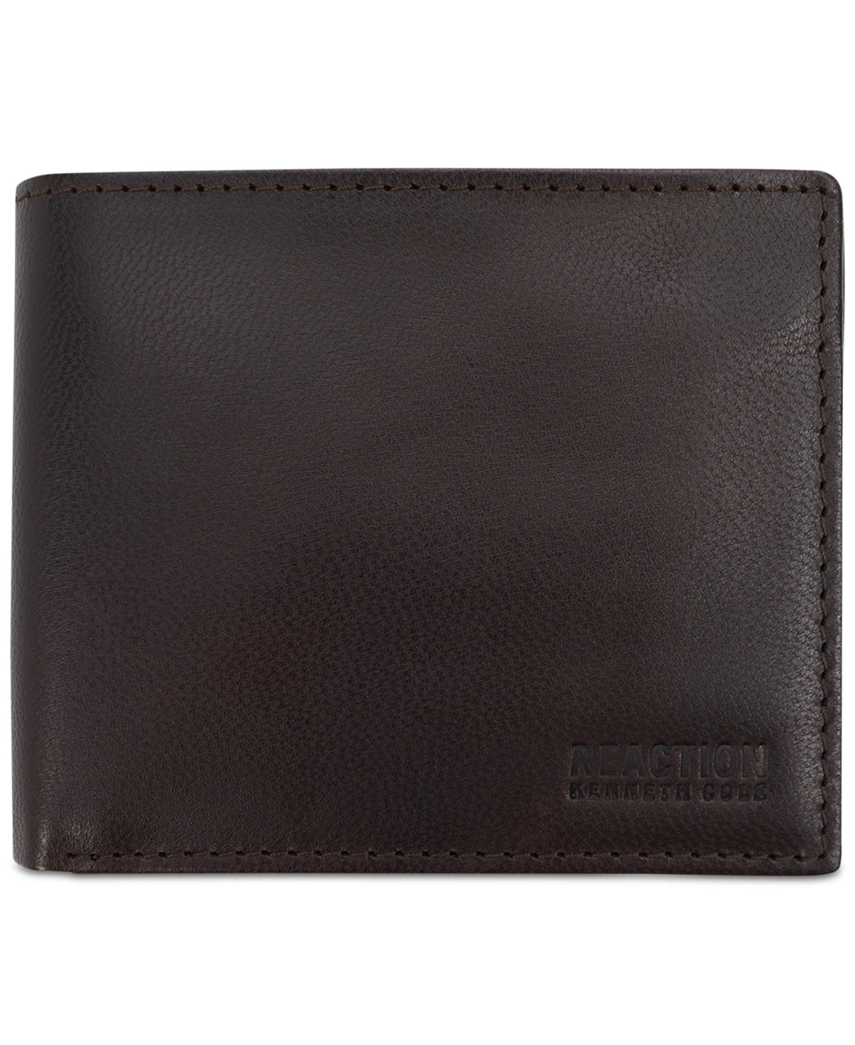 Kenneth Cole Reaction Mens Kurtz Slim Fold Wallet One Size Brown