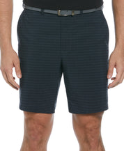 Pga Tour Mens Regular fit Golf Shorts 44 Black Plaid