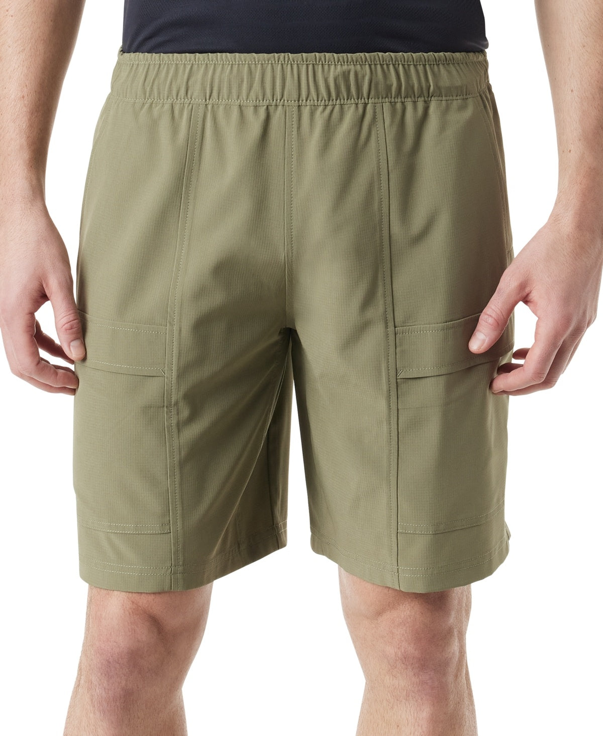 Bass Outdoor Mens Regular fit Casual Shorts Medium Green Solid