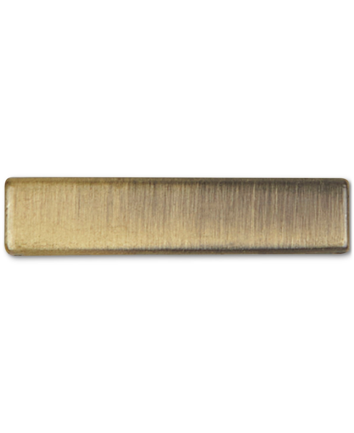ConStruct Mens Brass Natural 1" Tie Bar Natural