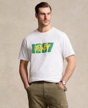 Polo Ralph Lauren Men Regular fit Short Sleeve T-Shirt Shirt 3XLT White Solid