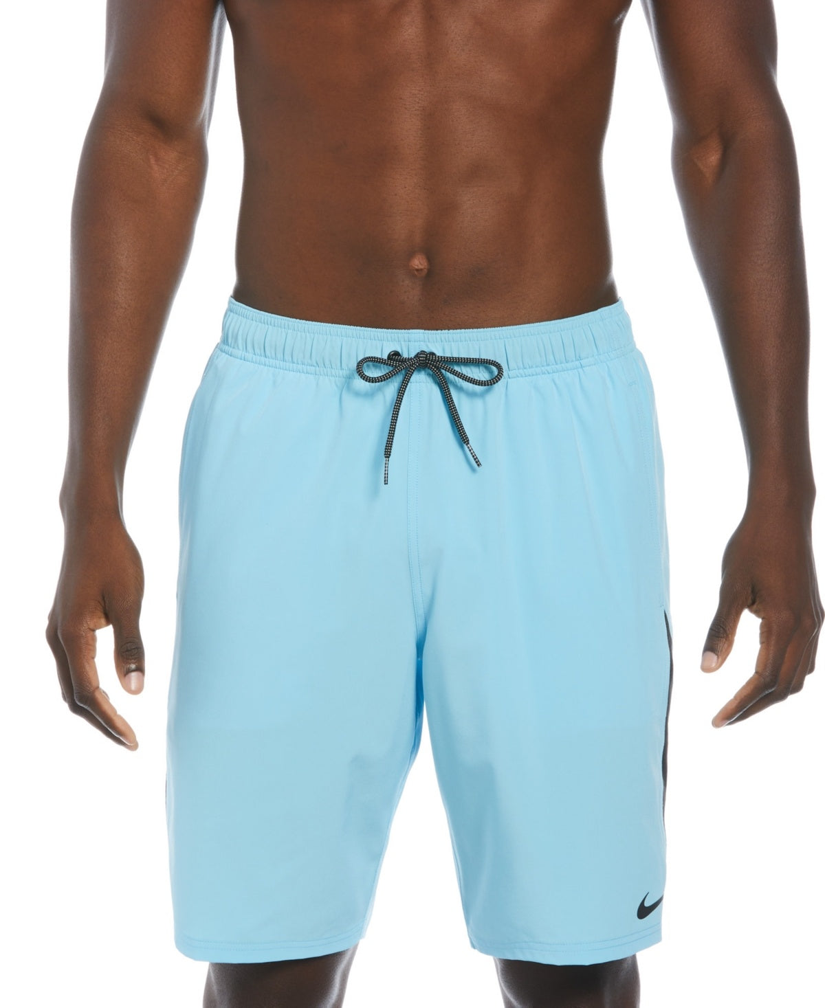 Nike Mens Regular fit Swim Trunks Swimwear 9 Inseam Small Blue Solid