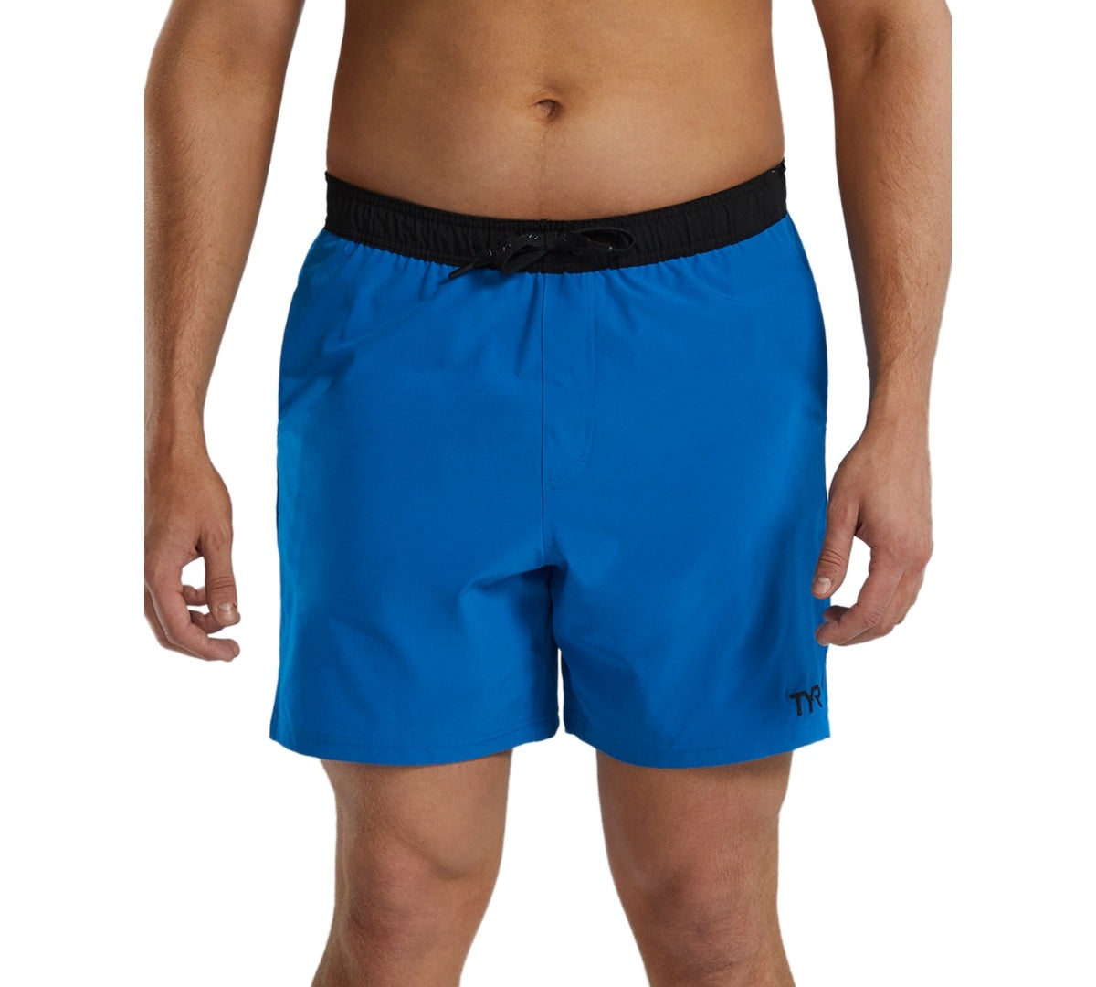 Tyr Mens Regular fit Casual Volley Shorts XL / 7 Blue Solid