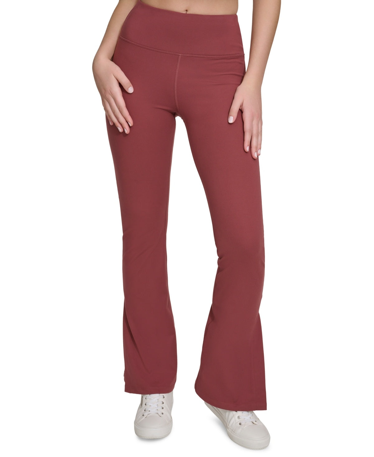 Calvin Klein Womens Regular fit Tights Leggings XS Pink Solid