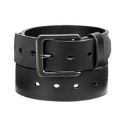 Perry Ellis Men's Big Loop Belt 100% Leather Regular Black 40