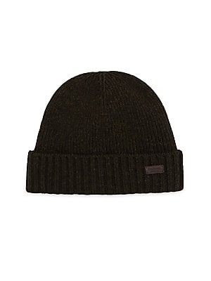 Barbour Men's Carlton Black Beanie OSFA REG