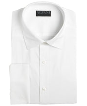 Alfani Mens Slim Fit Alfa Tech Button Down White Dress Shirt 16-16.5 / 34-35