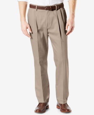 Dockers Mens Signature 2.0 Pants Dark Beige 46 x 29