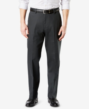 Dockers Men's Signature Relaxed Fit Khaki Pants Steelhead Grey 34 x 34