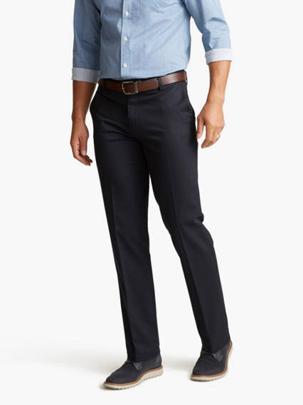 Dockers Signature Khakis Straight Fit Pants Men's Blue 38 X 30