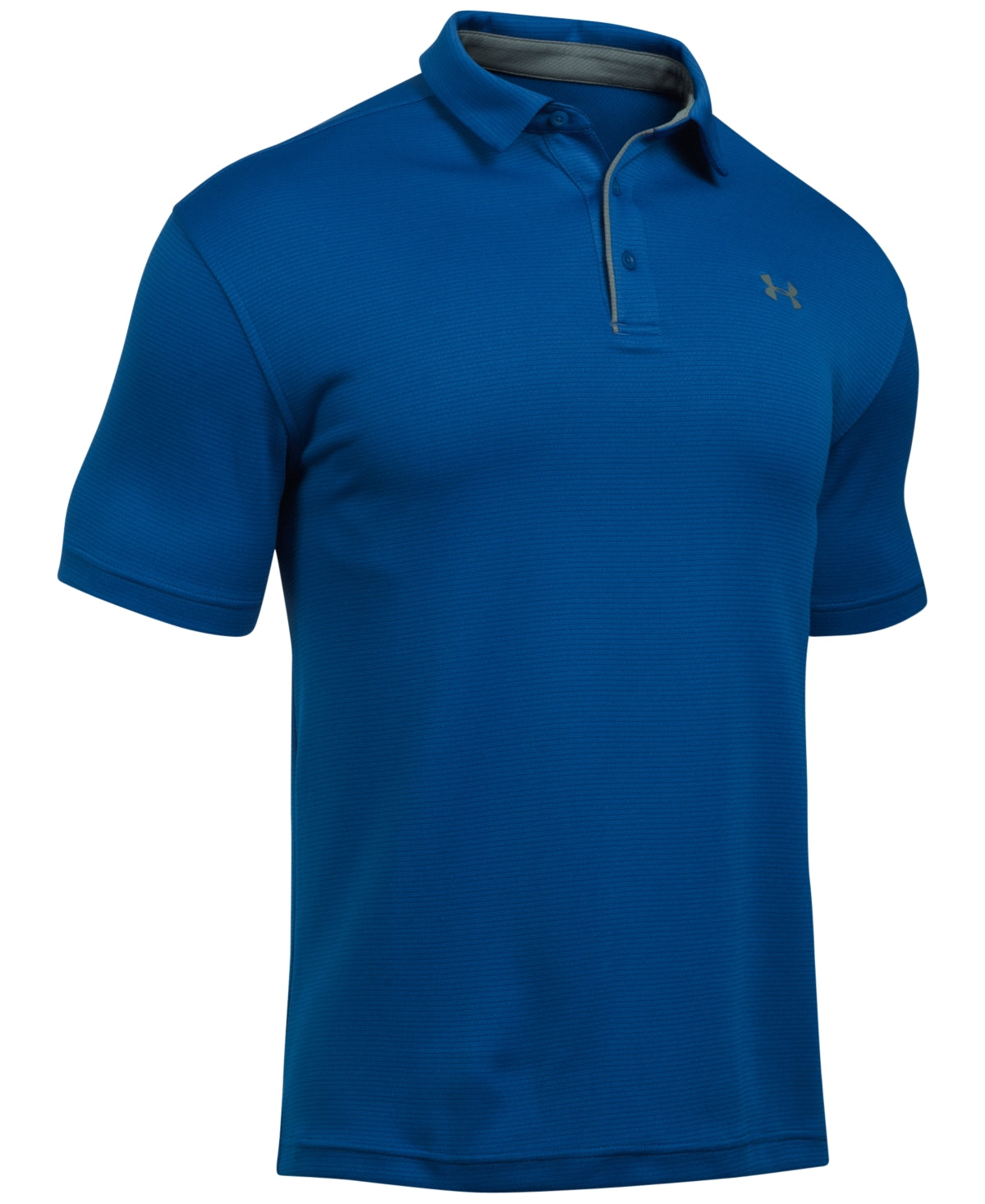 Under Armour Mens Loose fit Short Sleeve Polo Shirt XXXXL Blue Solid