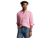 Polo Ralph Lauren Mens Classic fit Long Sleeve Button-Up Shirt XXL Pink Solid