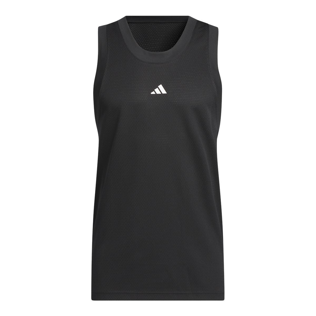 Adidas Mens Regular fit Sleeveless T-Shirt Shirt Large Black Solid