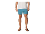 Columbia Men Regular fit Athletic Shorts Small Blue Solid Moisture Wicking