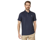 Lacoste Mens Regular Fit Logo Golf Polo Shirt Navy Blue EU 7 US XXL